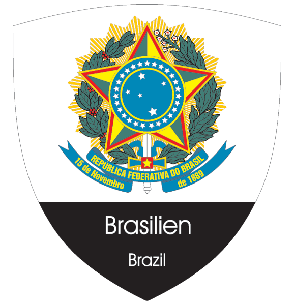 Brazil | Coat of arms as sticker (2)