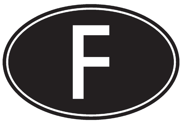Frankreich | Länderkennzeichen