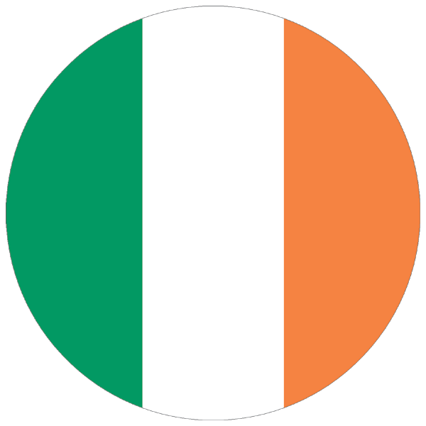 Ireland | round cut sticker