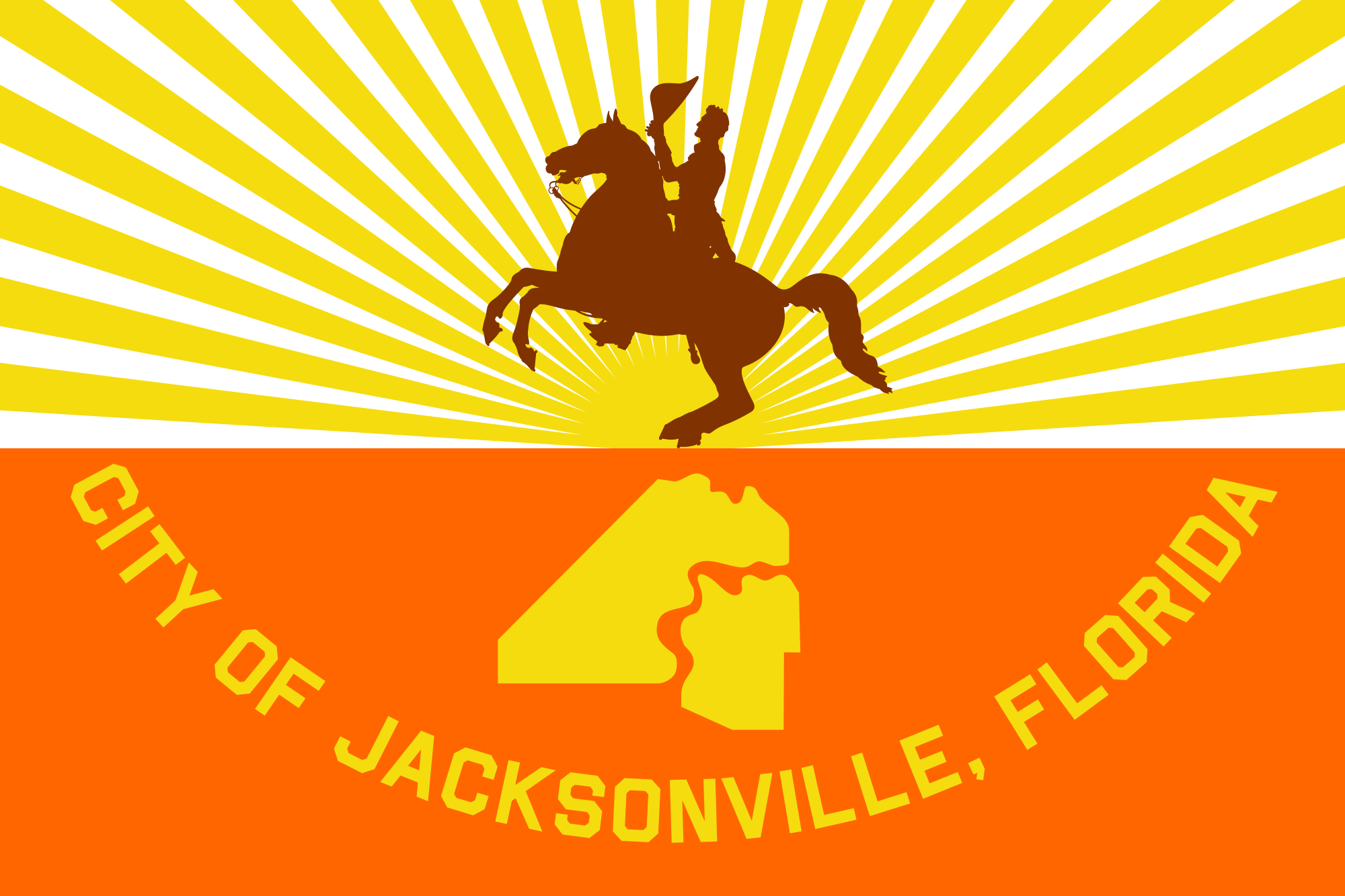 Stadtflagge Jacksonville