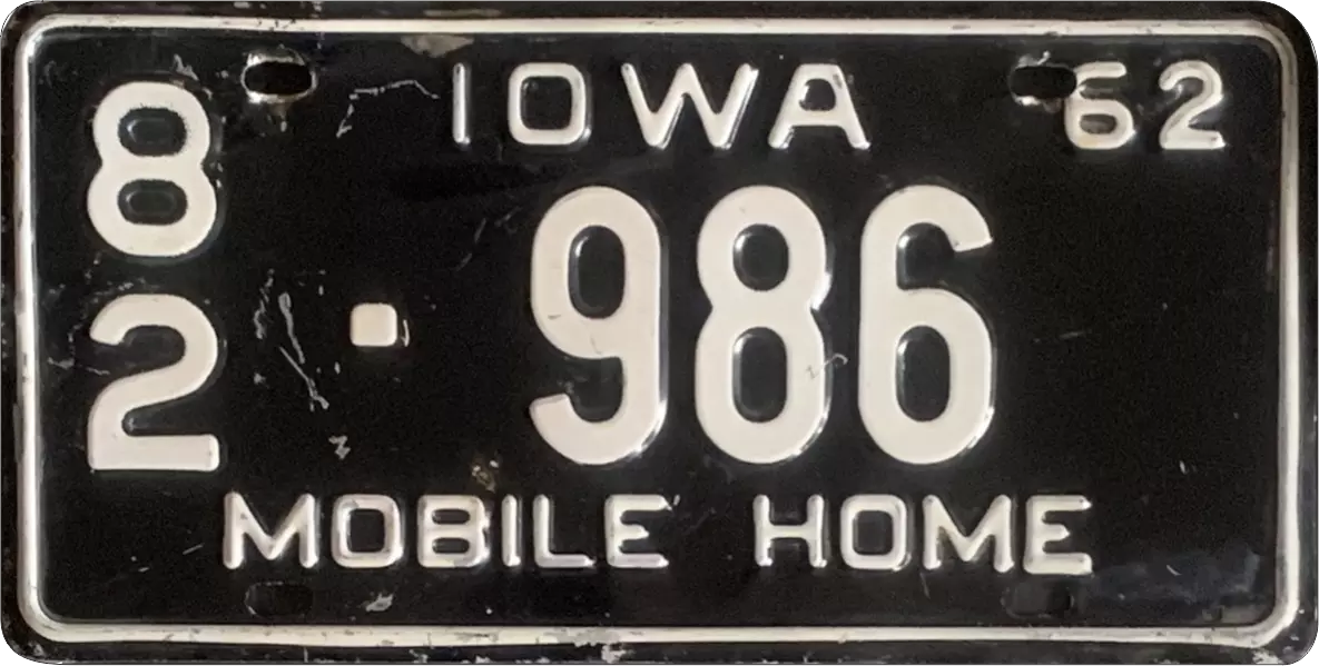 USA license plate | Iowa.2
