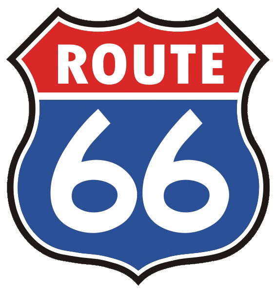 Aufkleber - Route 66 (2)