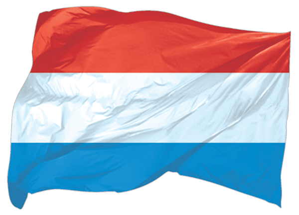 Luxembourg | waving flag as sticker