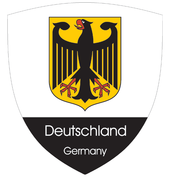 Germany | Wappen als Aufkleber (2)