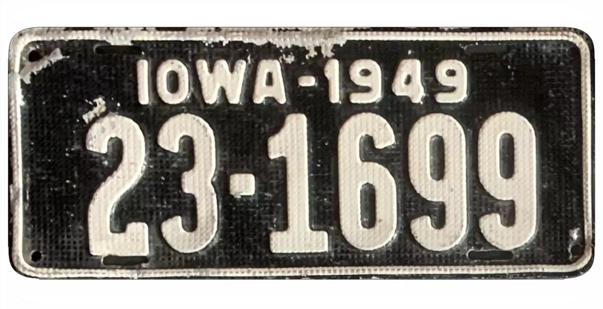 USA license plate | Iowa.1