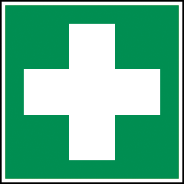 Rettungszeichenaufkleber .007- Verbandkasten (alt)
