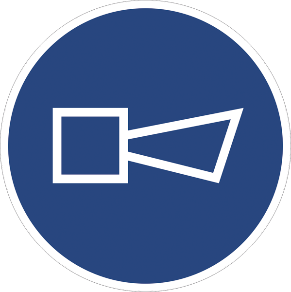 Gebotszeichenaufkleber alt .019- Hupen (alt)