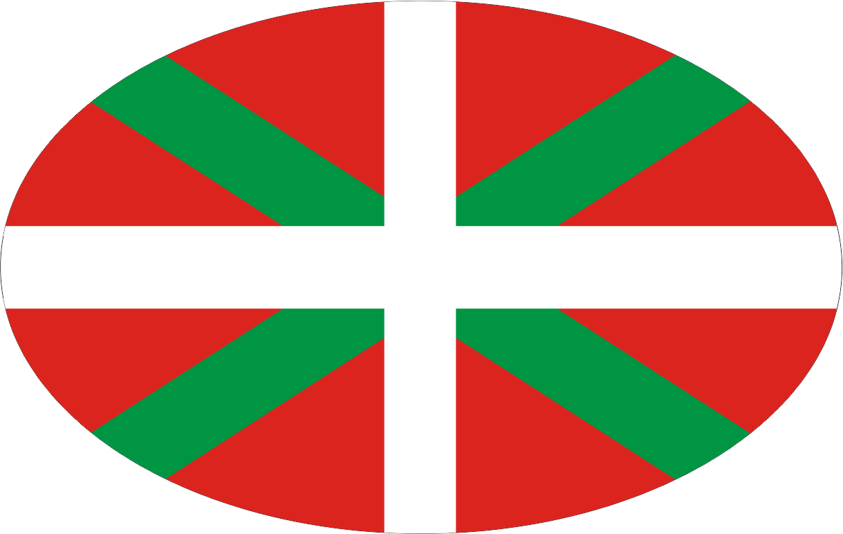 Aufkleber | Baskenland (oval)