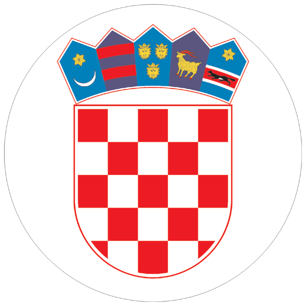 Kroatien | Wappen als Aufkleber