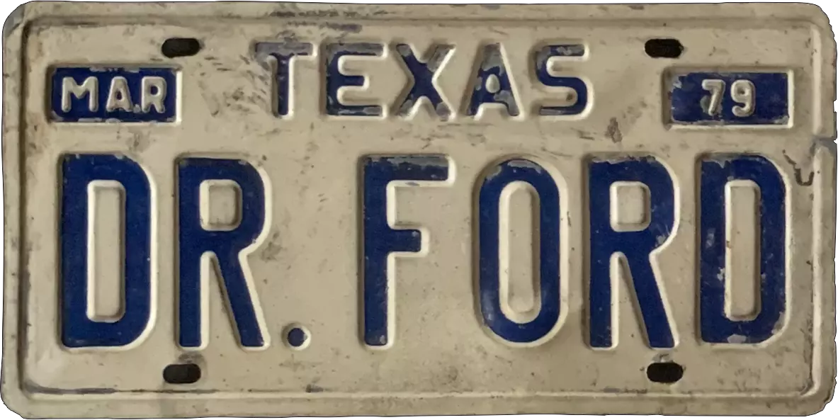 USA-Kennzeichen als Aufkleber | Texas.1