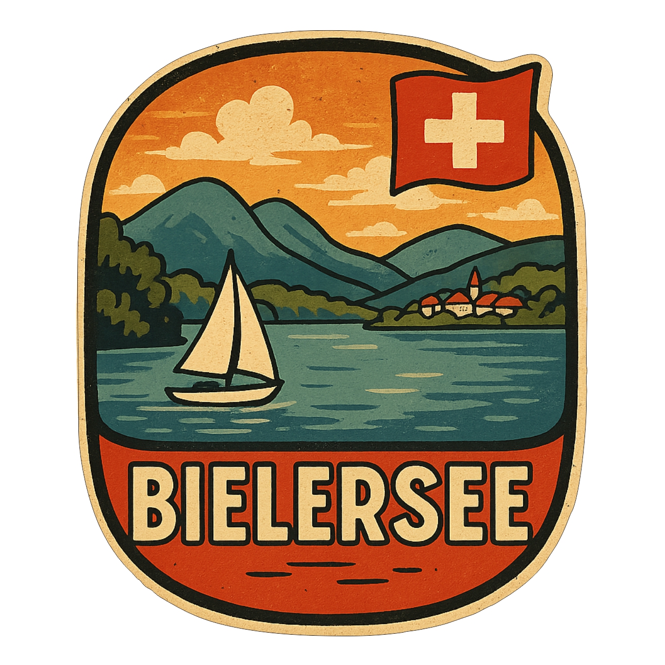 Bielersee | Aufkleber