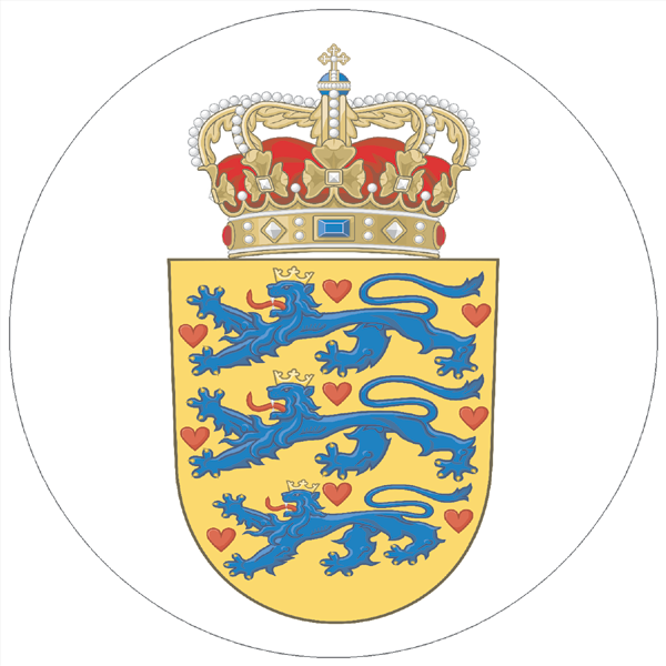 Dänemark | Wappen als Aufkleber