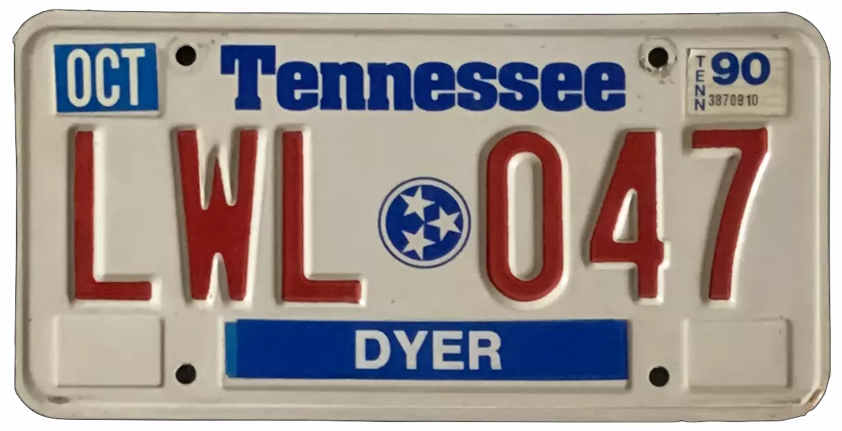 USA license plate | Tennessee.3