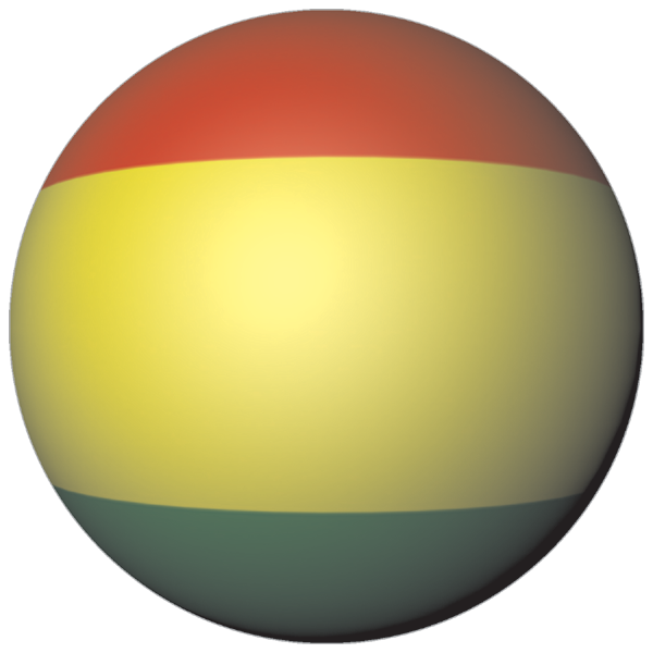 Bolivia | Sticker in ball shape