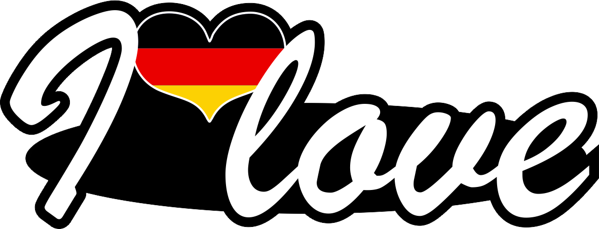 Deutschland | I love ... Aufkleber