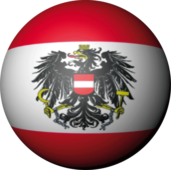 Austria | Sticker in ball shape