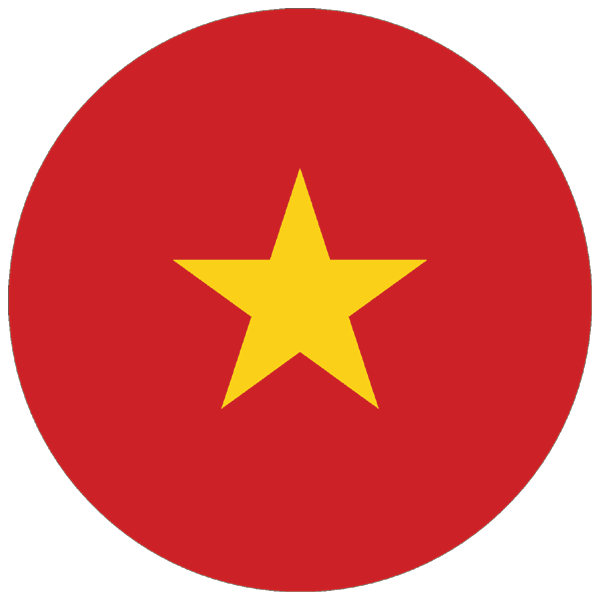 Vietnam | rund geschnittener Aufkleber