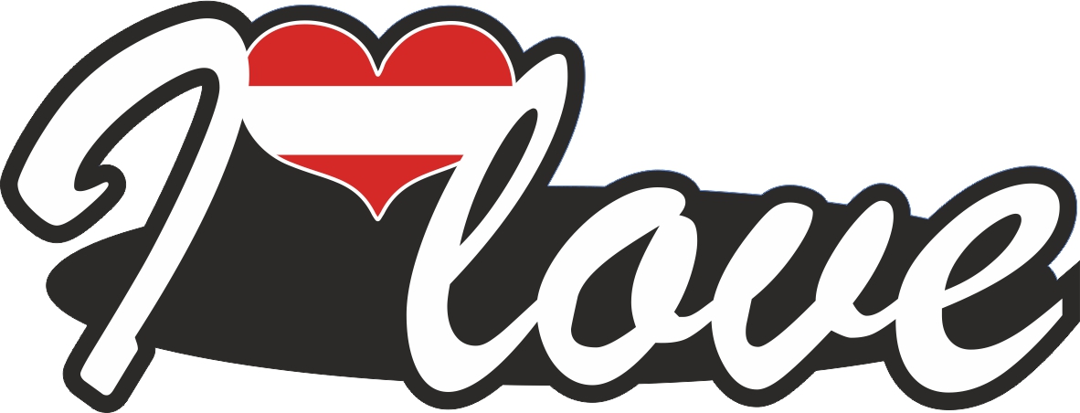 Austria | I love ... sticker