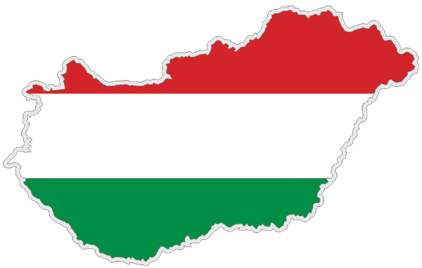 Hungary | Flag cut to Contour