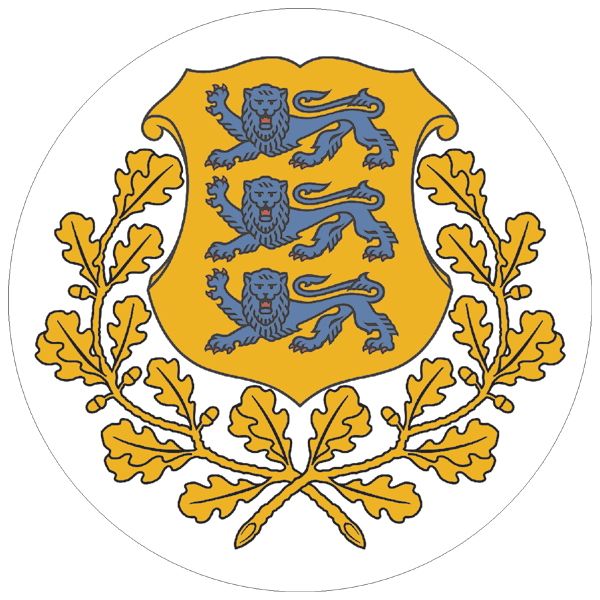 Estonia | Coat of arms as sticker