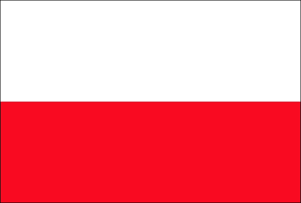 Polen | Flagge -gleiche Größe