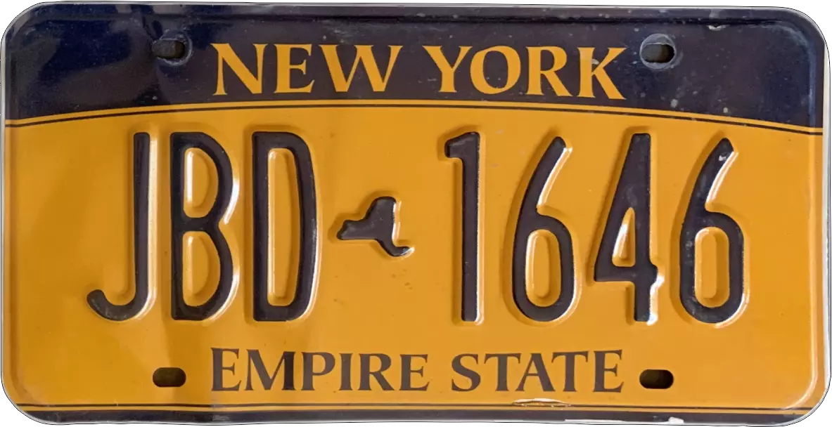 USA license plate | New York.6