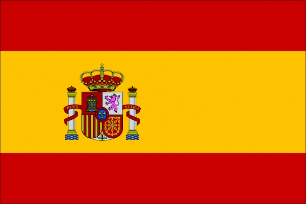 Spanien | Flagge -gleiche Größe