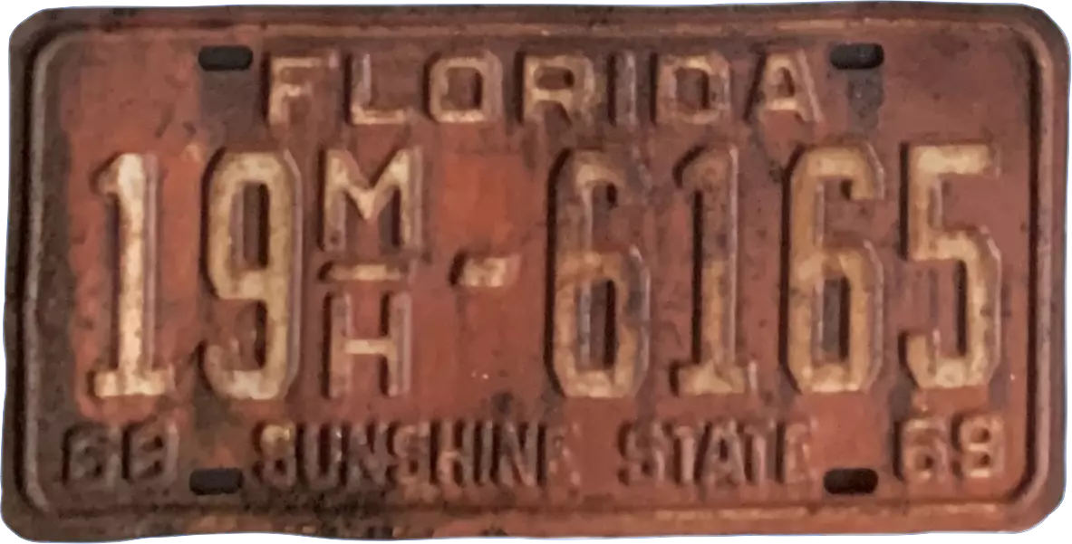 USA-Kennzeichen als Aufkleber | Florida.6