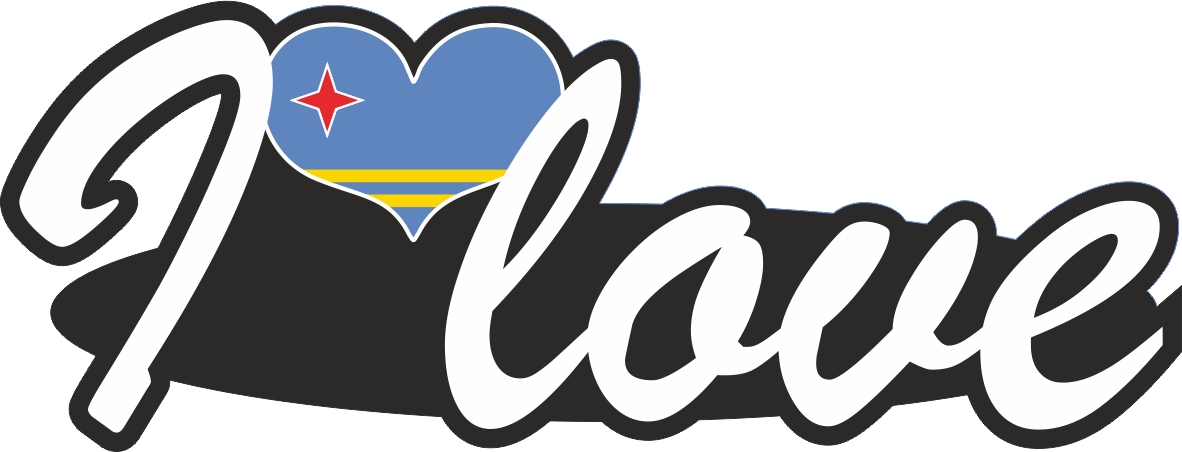 Aruba | I love ... Aufkleber