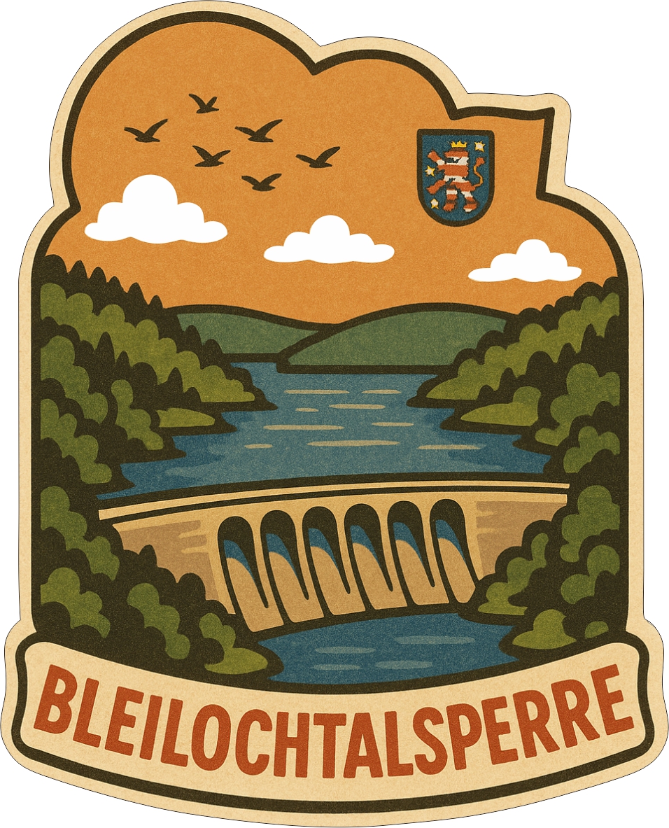 Bleilochtalsperre | Aufkleber