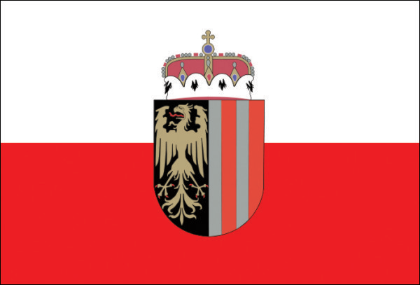 Upper Austria (official flag) | Sticker