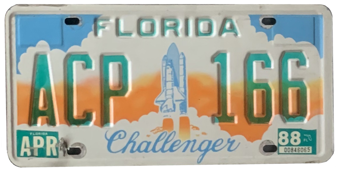 USA-Kennzeichen als Aufkleber | Florida.3