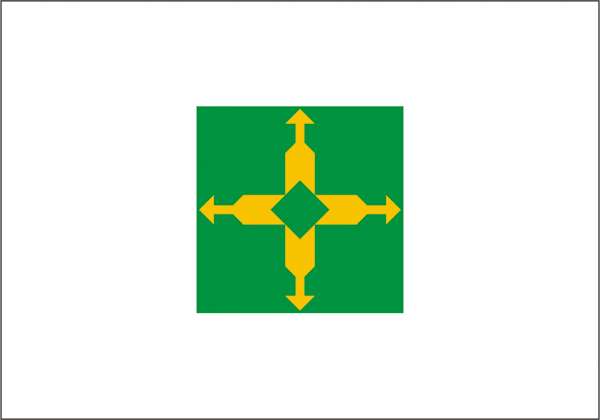 Ensign flag of Brazilia