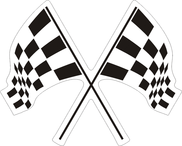 Zielflaggenaufkleber -10