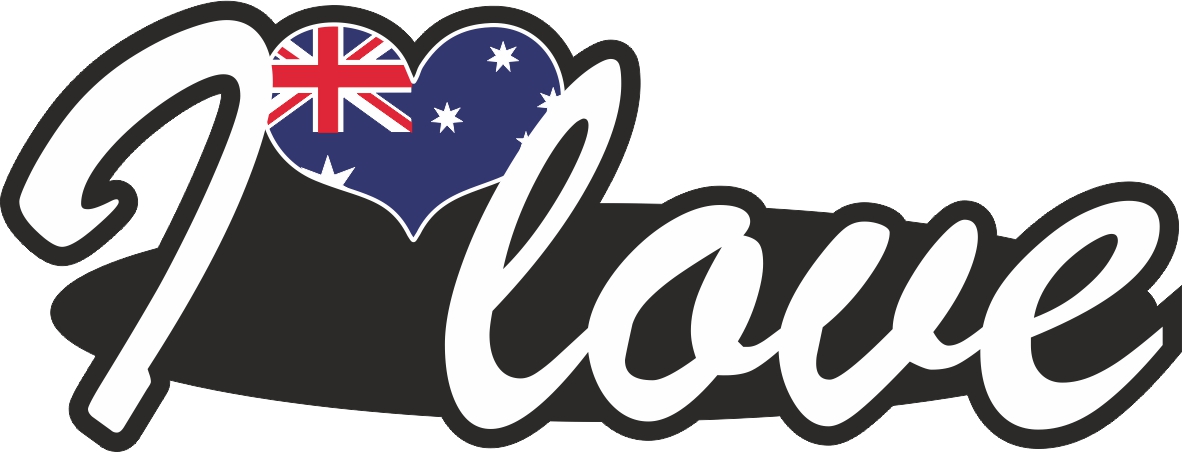 Australia | I love ... sticker