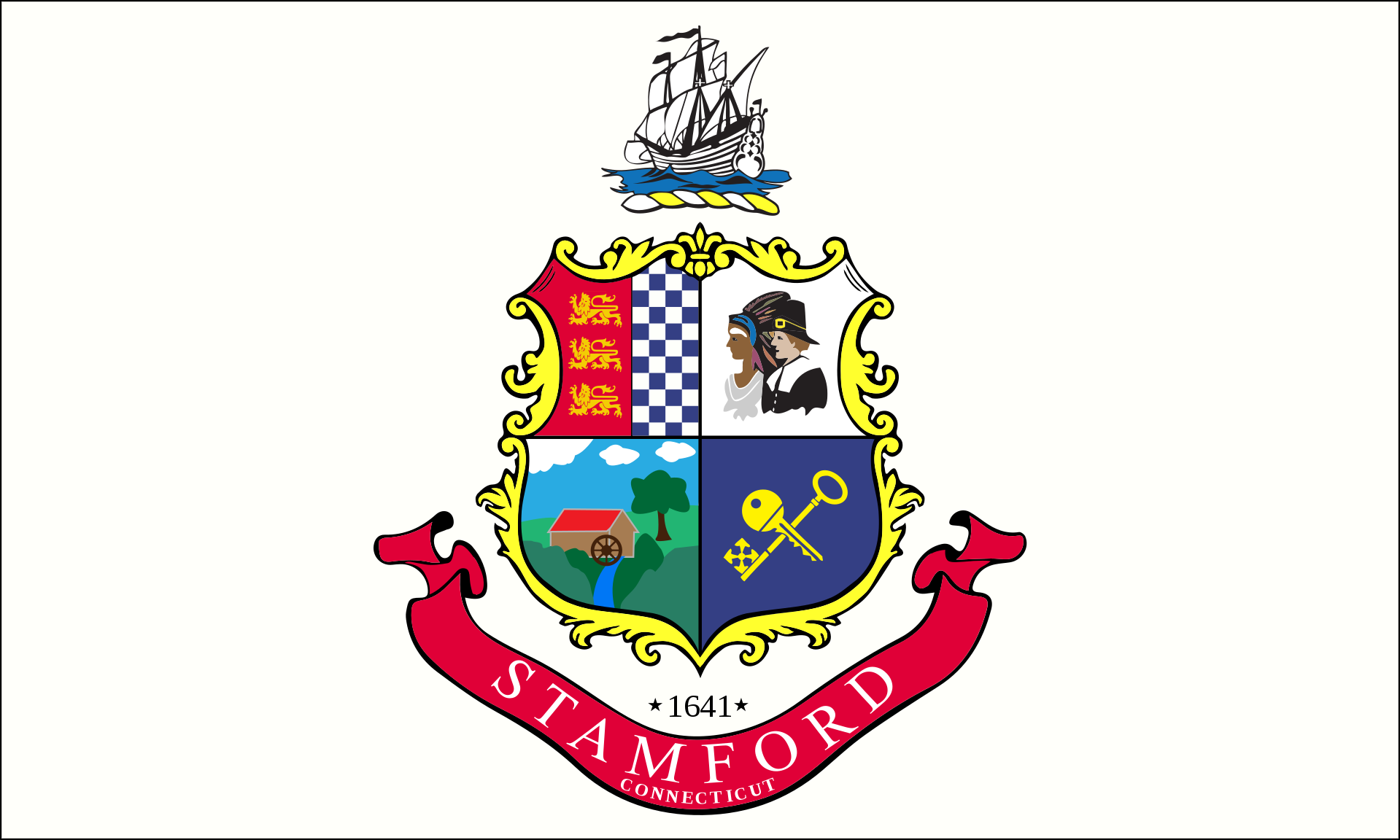 City flag Stamford