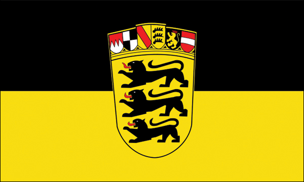 Baden-Württemberg (mit gr. Landeswappen) | normaler Aufkleber