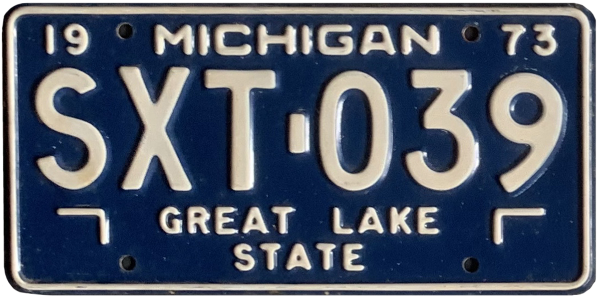 USA license plate | Michigan.1