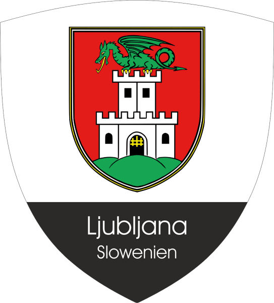 Stadtwappen von Ljubljana