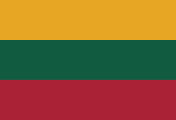 Lithuania | Flag of (same size)