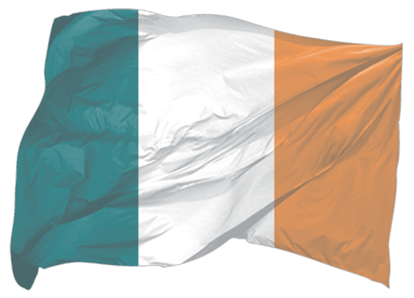 Ireland | waving flag as sticker