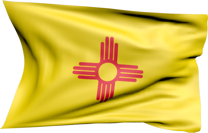 New Mexico | Waving flag as a sticker