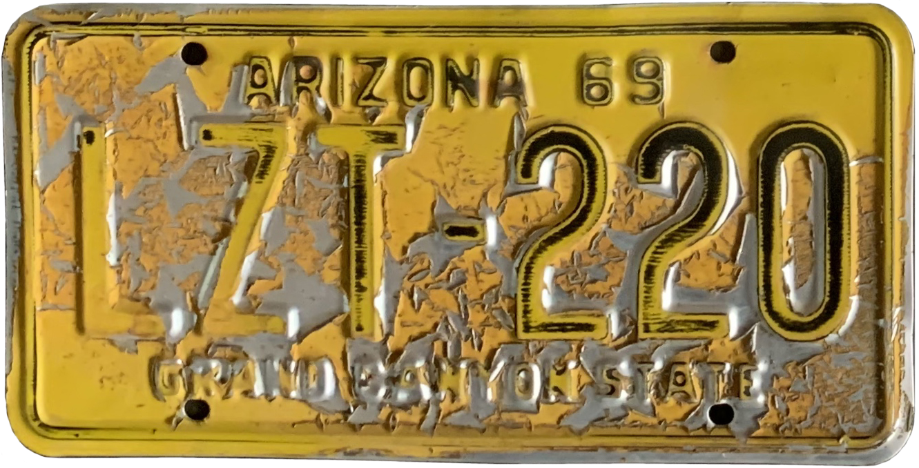 USA-Kennzeichen als Aufkleber | Arizona.5