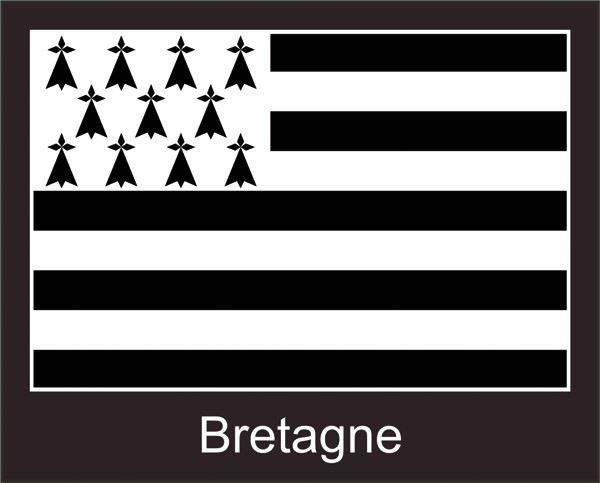 Brittany | Sticker with black design