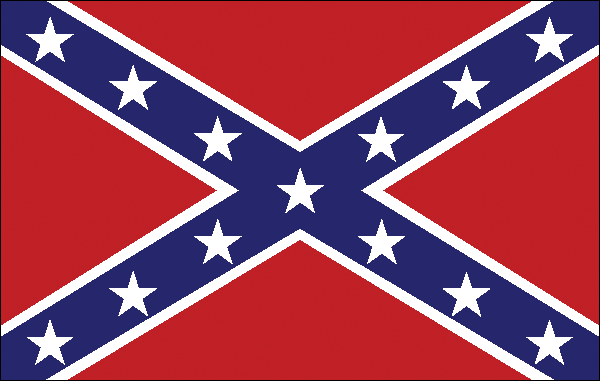Aufkleber - Fahne-Flagge | Südstaaten