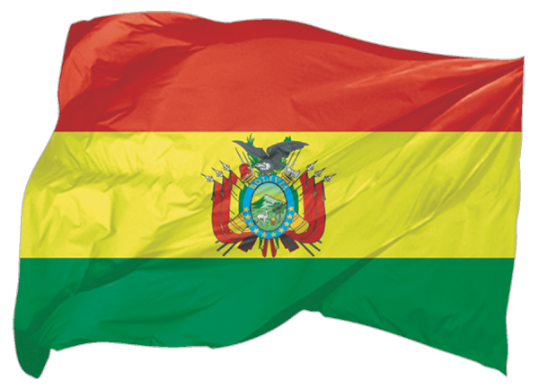 Bolivia | waving flag as sticker