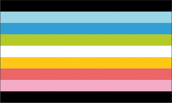 Aufkleber - Queer Flagge