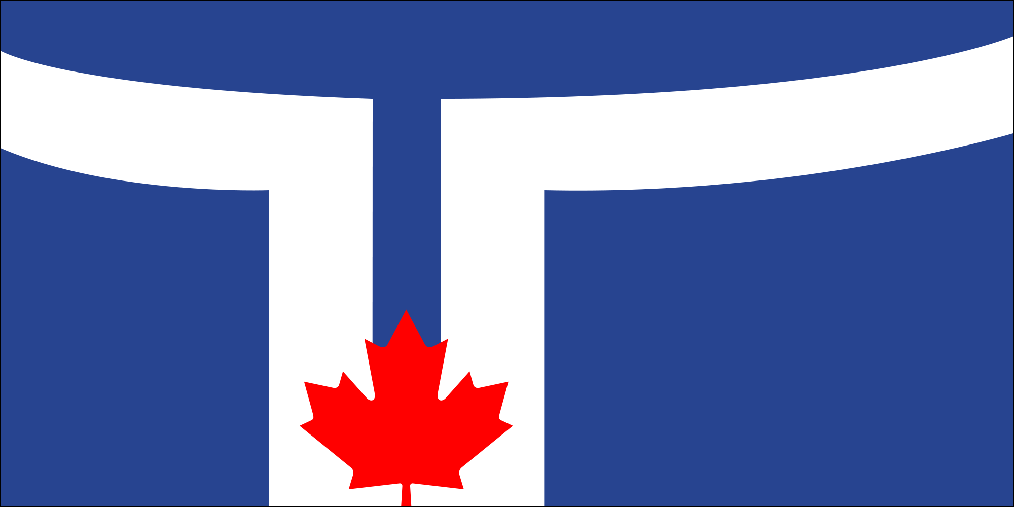 Toronto | Stadtflagge als Aufkleber