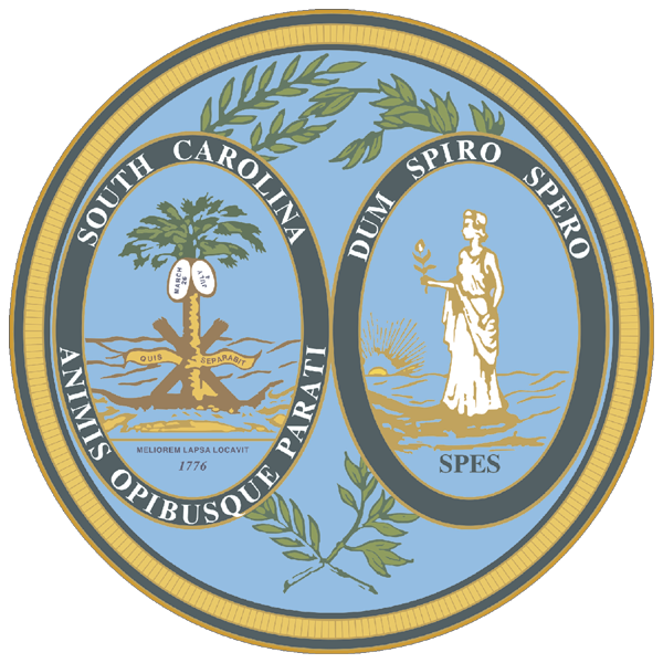 South Carolina coat of arms as a sticker
