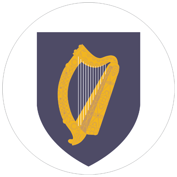 Ireland | Coat of arms as sticker